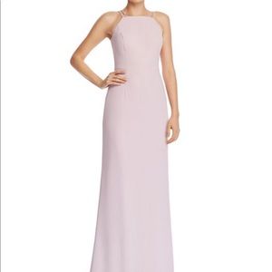 Aidan by Aidan Mattox ruffle-trimmed gown